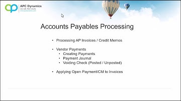 Accounts Payable Processing in Dynamics 365 Business Central