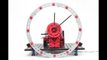 fischertechnik Synchronuhr mit Maltesergetriebe (Schrittschaltwerk) - Synchronous Clock