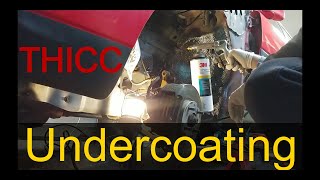 Undercoating the front of my Mazda 323F BG GT
