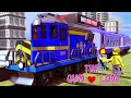 The GYM Love 💕  - Lego Train Funny Cartoon - Choo choo Train kids videos