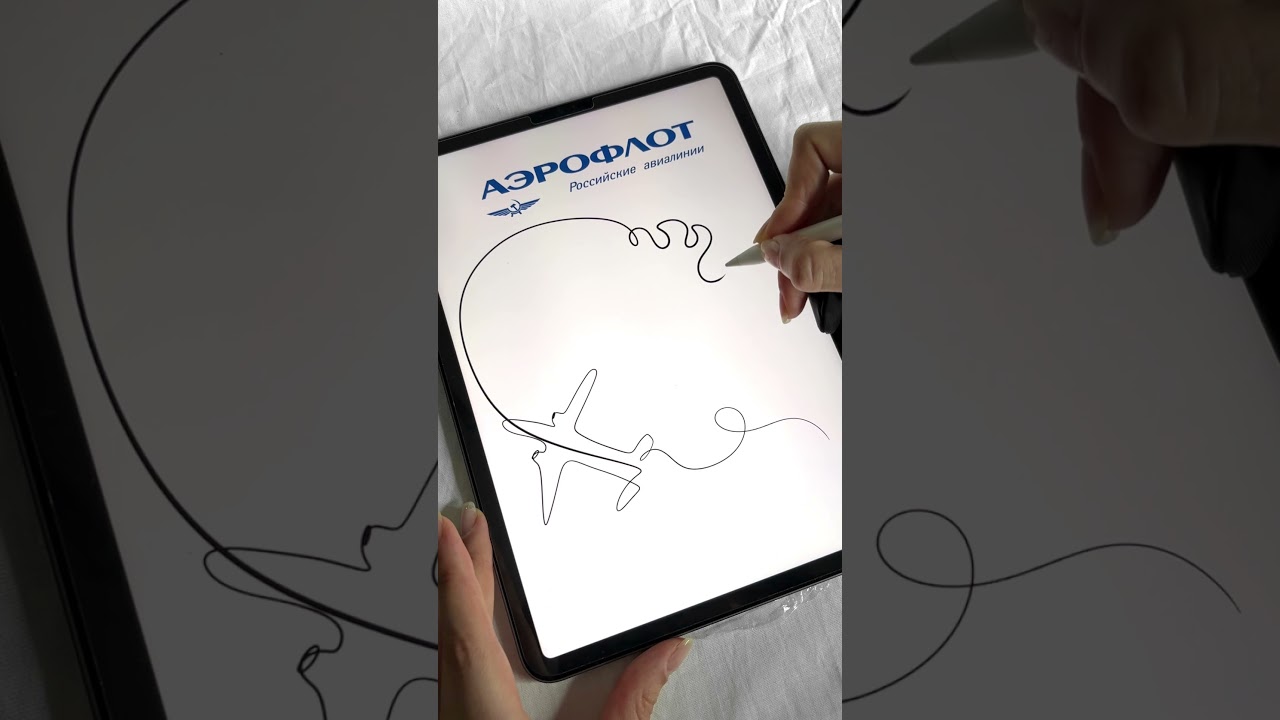 Аэрофлот одной линией ✈️ 