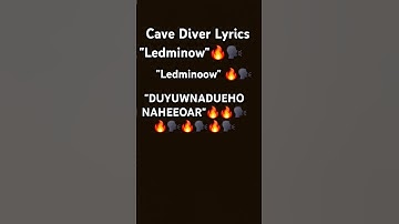 Cave Diver Lyrics #shorts #fyp #cavedivers #letmeknow #lyrics