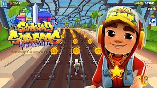 SUBWAY SURFERS GAMEPLAY PC HD 2023 - BUENOS AIRES - JAKE STAR OUTFIT LUNAR TIGER BOARD screenshot 3