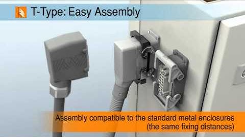 ILME T-Type Heavy Duty Rectangular Connectors