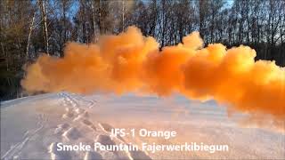 SMOKE FOUNTAIN ORANGE video