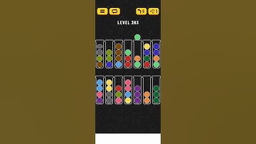 Ball sort puzzle. Level 263