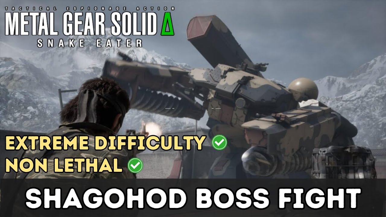 Metal Gear Solid 3 Delta - Shagohod Boss Fight - Extreme Mode, Non ...