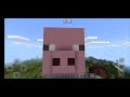 Я построил до дом в свиньи в Minecraft 100%тролинг minecraft