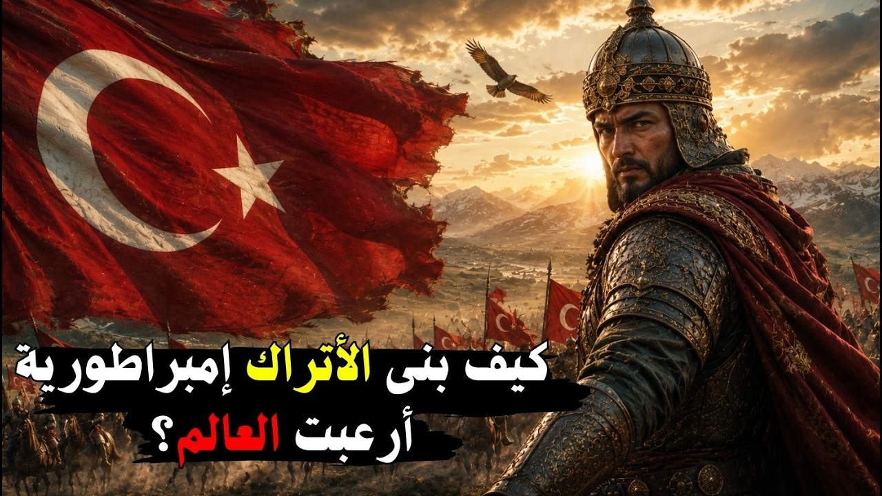 🔥 كيف خرج الأتراك من آسيا الوسطى وسيطروا على ثلاث قارات؟