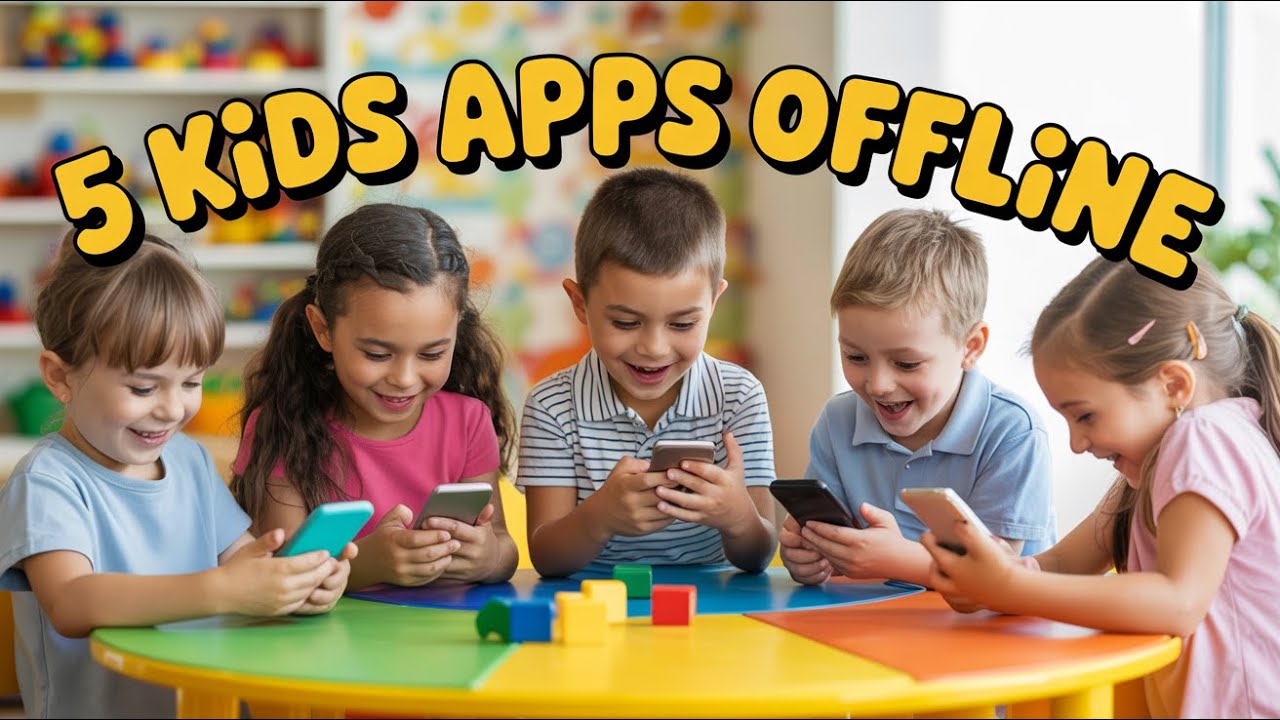 5 BEST Offline Apps for Kids That Work WITHOUT WiFi - YouTube