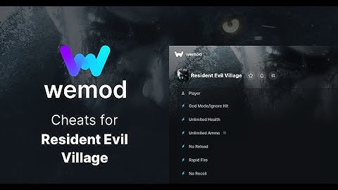 WEMOD Cheats For Resident Evil Village #godmode #unlimitedammo #noreload #1hitkill