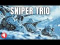 Sniper trio  wehrmacht gameplay  4vs4 multiplayer  company of heroes 3  coh3