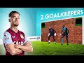 Can a Premier League footballer beat TWO goalkeepers?