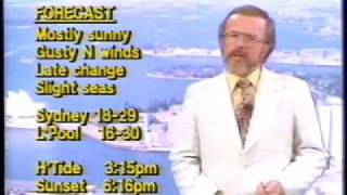 TEN10 Sydney TV News and Weather 1981