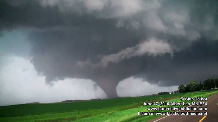 Violent EF4 Tornado Near Albert Lea, MN on June 17...