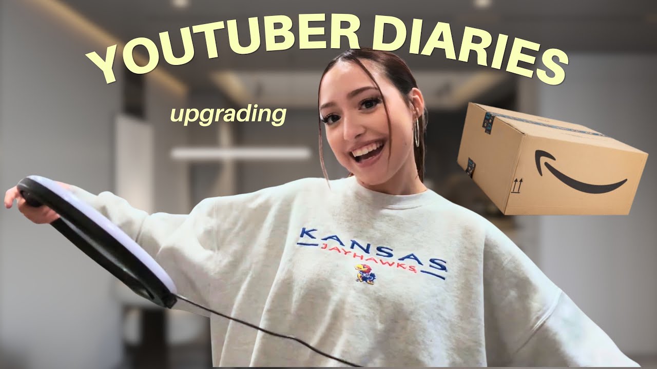 Upgrading My Video Set Up (i bought something) | mini vlog ₊˚⊹ ᰔ - YouTube