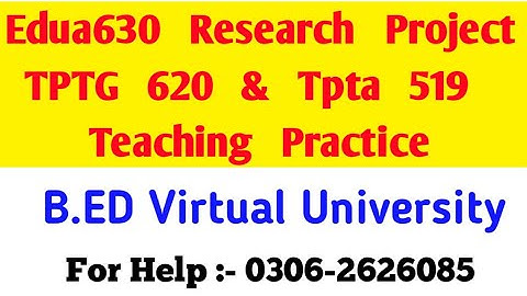 Tpta519 assignment 1 solution 2022 | Edua630 assignment no 1 solution | Tpta 519 teaching practice