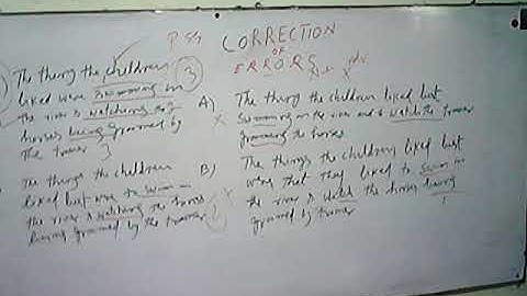 SOLVE ANY ENGLISH GRAMMAR COMMON ERROR QUESTION WIITHIN 3 SECONDS BY AMIN BAIG SIR