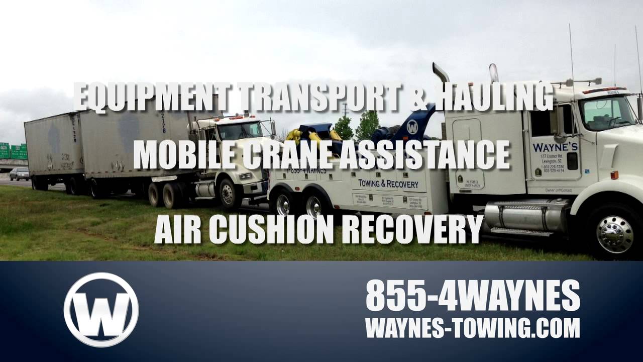 flatbed towing Aiken SC Waynes Automotive Center YouTube