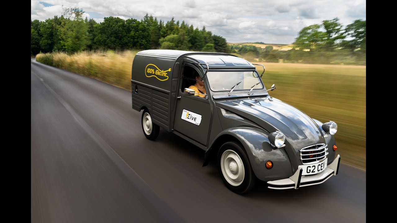 Check out this all-electric Citroen 2CV van