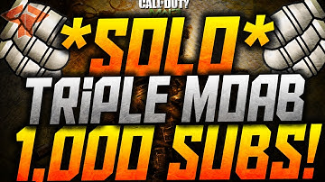 CoD: MW3- Amazing SOLO Triple MOAB On Arkaden + HyDra 1k Subscriber Q&A / Face Reveal Soon!