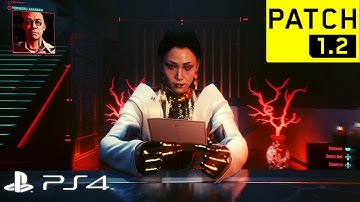 CYBERPUNK 2077 PATCH 1.2 PS4 Slim Gameplay & Graphics (Free Roam #2) | CYBERPUNK 2077 PATCH 1.2 PS4