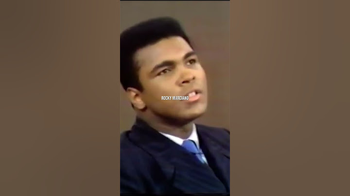 Muhammad Ali on Who Could of Beaten Him