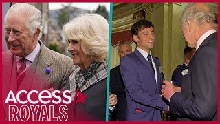 King Charles \& Queen Camilla Host Olympians At Buckingham Palace