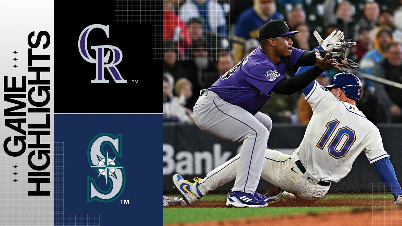 Rockies vs. Mariners Game Highlights (4/16/23) MLB Highlights YouTube