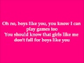 Boys Like You - Molly Moore (Dance Moms) - Lyrics