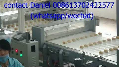 Drop down type bakery sorting packing line for Swiss roll cake