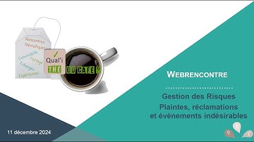 Classification et signalement des évènements indésirables