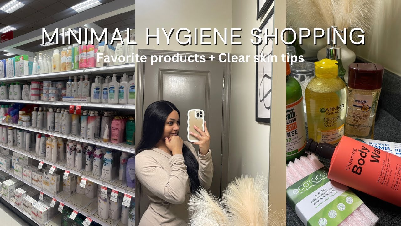 Small hygiene shopping for sensitive/dry skin