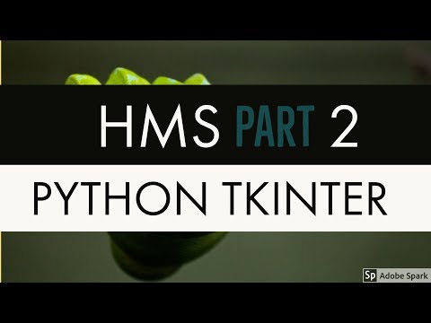 hospital-management-system-with-database-using-python-tkinter-part-2