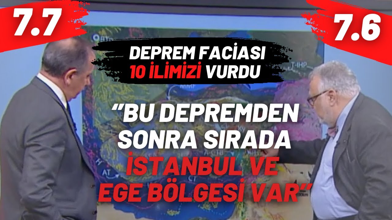 ‘’BU DEPREMDEN SONRA SIRADA İSTANBUL VE EGE BÖLGESİ VAR’’