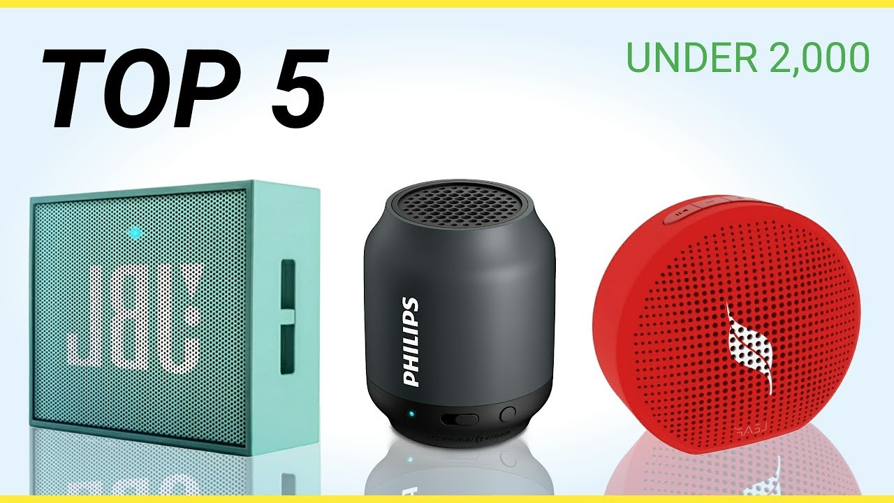 best portable bluetooth speakers under 2000