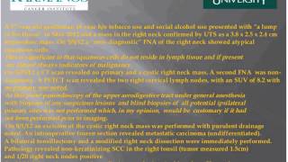 Global Grand Rounds: Cervical Nodal Metastases from Occult Primary presented by Dr. John Ensley screenshot 1