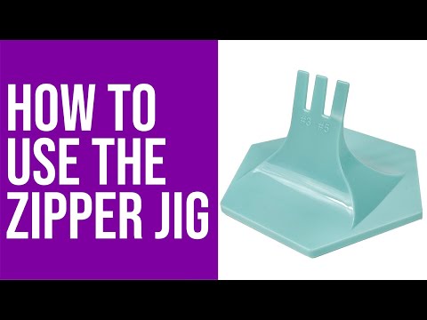 How to Use the Zipper Jig for Bag Making