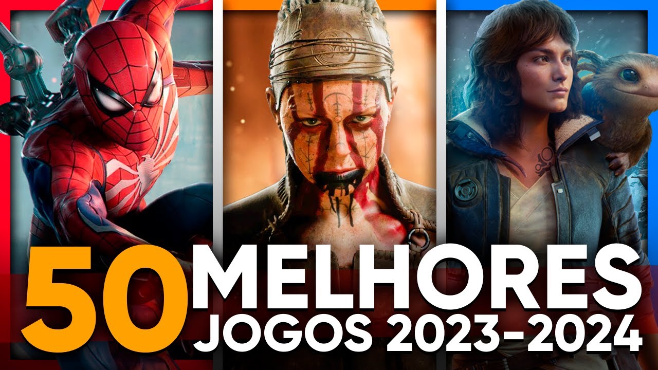 TOP 50 MELHORES GAMES LANÇAMENTOS 2023-2024 [PS4, PS5, XBOX ONE