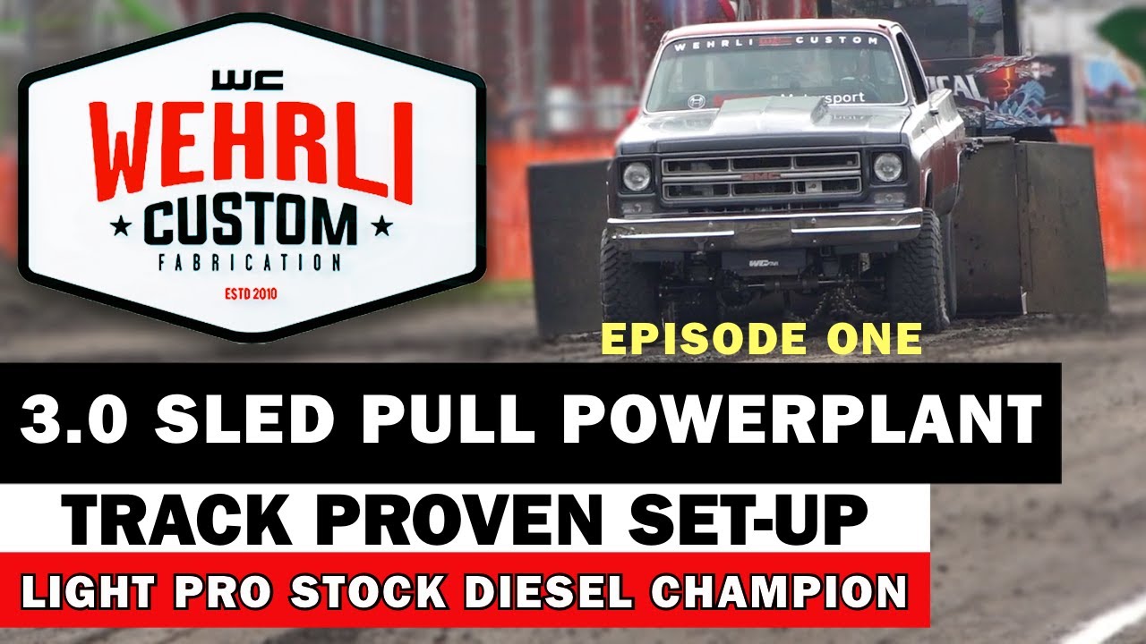 WCFAB's Legally Altered Sled Pull Truck - Engine Set Up Episode 1 - YouTube