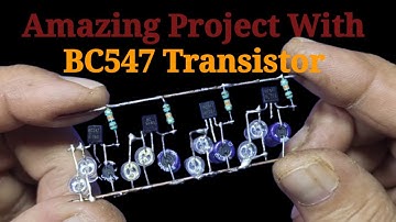Impressive BC547 Transistor Project: LED Light Flasher Circuit | #diy #bc547 | Shakti Tech Shakti