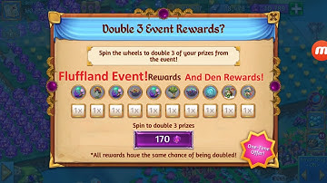 Merge Dragons! Flufflands Event! Luck Spin and Den Rewards! *DO NOT REROLL*