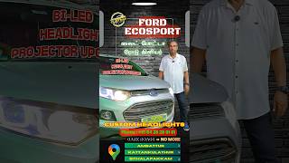 Ford EcoSport Upgrade 🔥 Bi-LED Projector Replacement + Fog Projector Alignment Fix