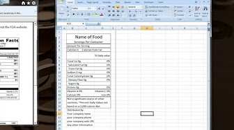 Featured image of post Nutrition Label Template Word