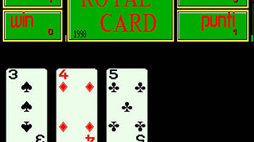 Royal Card (Italian, Dino 4 hardware, encrypted) [MAME] [shortplay]