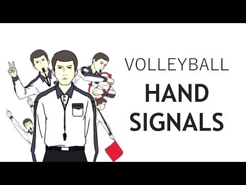 Volleyball Referee Signals Chart