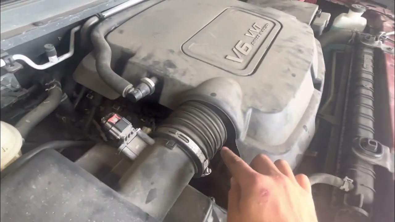2016 Chevy Colorado Throttle Body Cover Removal - YouTube