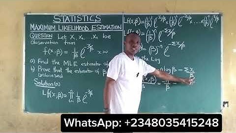 Maximum Likelihood Estimation and Unbaised Estimation #mle #unbiasedness @content-academy