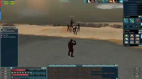 Anarchy online: 200 lvl froob crat soloing 250 lvl PW borg dynaboss (2)