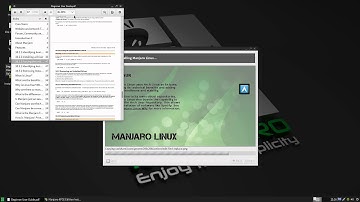 Manjaro 0.8.7. Preview Installation.....Nice